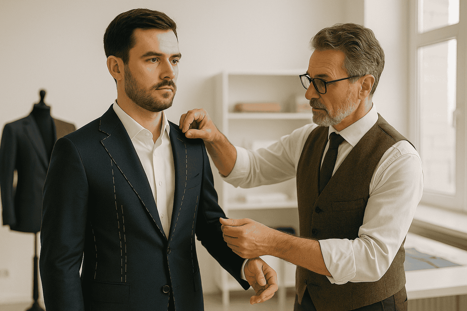 What a Master Tailor Actually Looks For During a Fitting