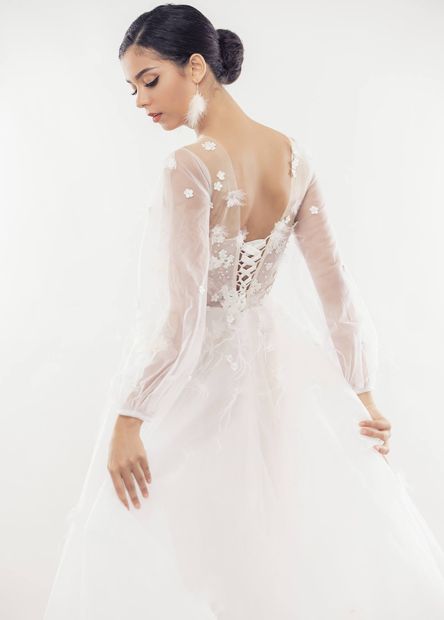 Custom wedding dress by ATL Tailor