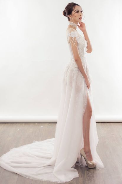 Custom wedding dress by ATL Tailor