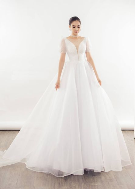 Custom wedding dress by ATL Tailor
