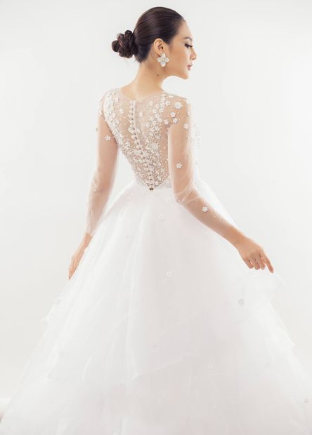 Custom wedding dress by ATL Tailor