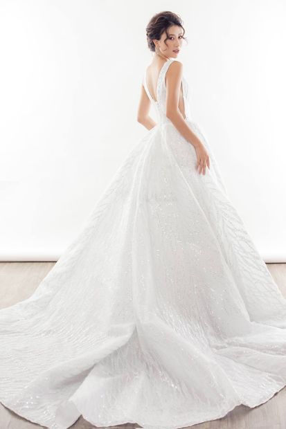 Custom wedding dress by ATL Tailor