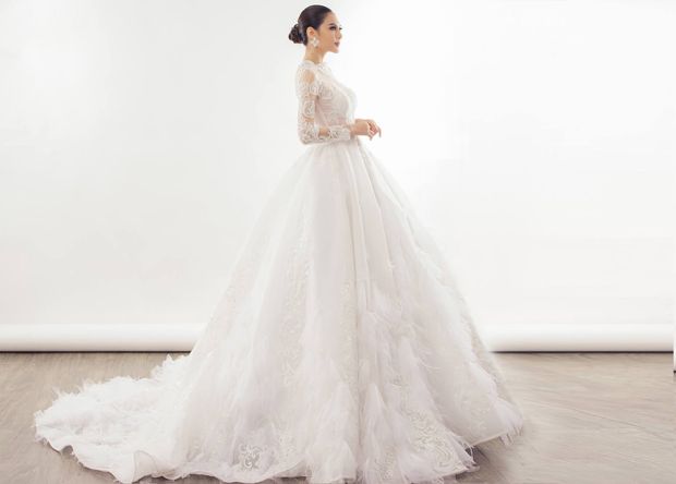 Custom wedding dress by ATL Tailor
