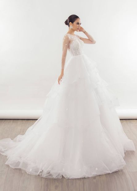 Custom wedding dress by ATL Tailor
