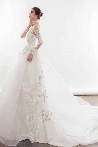Custom wedding dress by ATL Tailor