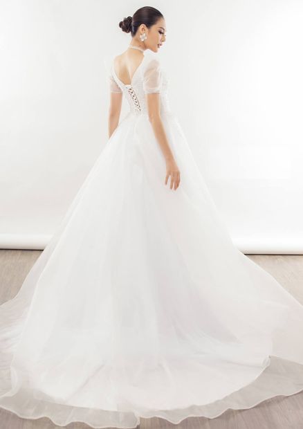 Custom wedding dress by ATL Tailor