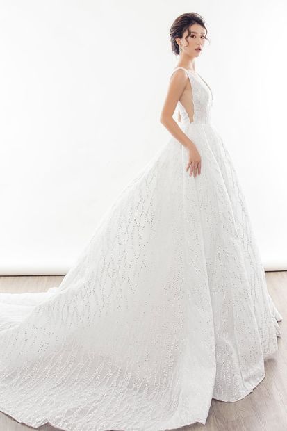 Custom wedding dress by ATL Tailor