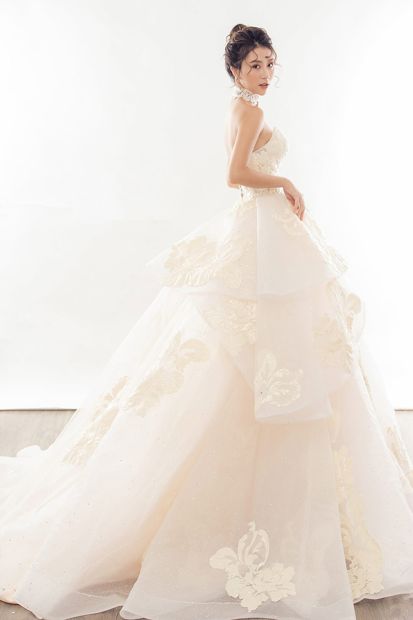 Custom wedding dress by ATL Tailor