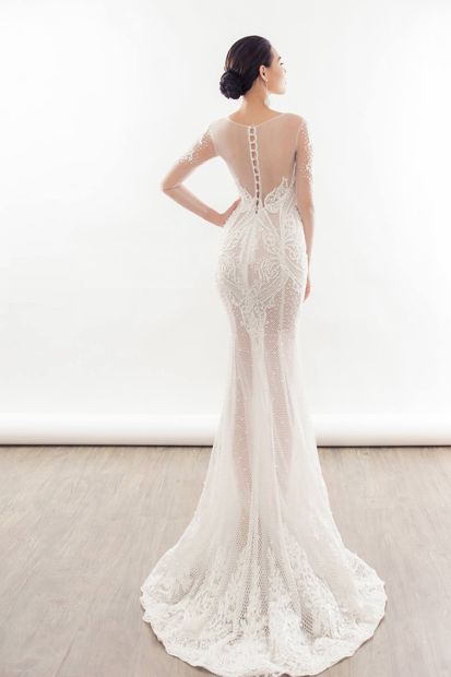 Custom wedding dress by ATL Tailor